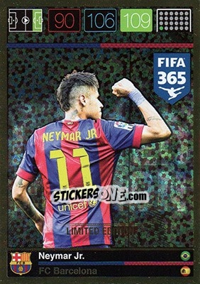 Figurina Neymar Jr. - FIFA 365: 2015-2016. Adrenalyn XL - Panini