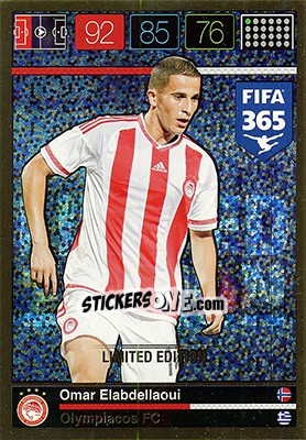 Sticker Omar Elabdellaoui - FIFA 365: 2015-2016. Adrenalyn XL n. XXL-OE - Panini
