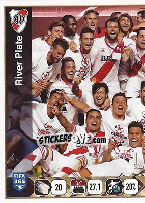 Figurina River Plate Team - FIFA 365: 2015-2016 - Panini