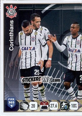 Sticker Corinthians Team - FIFA 365: 2015-2016 n. 177 - Panini