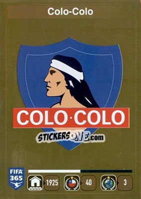 Sticker Logo Colo-Colo - FIFA 365: 2015-2016 n. 221 - Panini