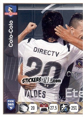 Sticker Colo-Colo Team - FIFA 365: 2015-2016 n. 237 - Panini