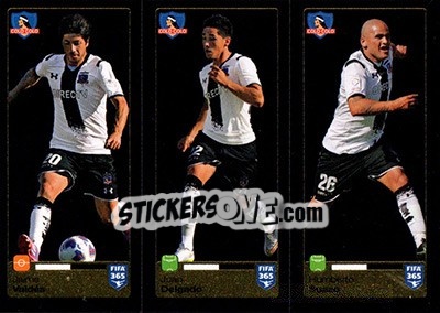 Sticker Jaime Valdés / Juan Delgado / Humberto Suazo - FIFA 365: 2015-2016 - Panini