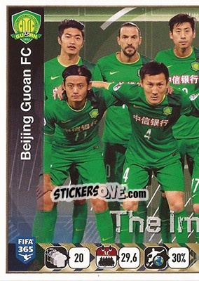 Sticker Beijing Guoan FC Team - FIFA 365: 2015-2016 n. 267 - Panini