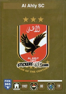 Sticker Logo Al Ahly SC - FIFA 365: 2015-2016 - Panini