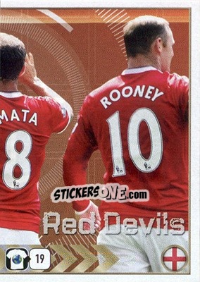 Sticker Manchester United FC Team - FIFA 365: 2015-2016 n. 328 - Panini