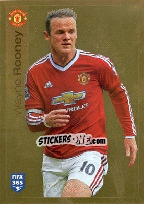 Sticker Wayne Rooney - FIFA 365: 2015-2016 n. 329 - Panini
