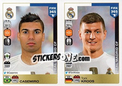 Cromo Casemiro / Toni Kroos