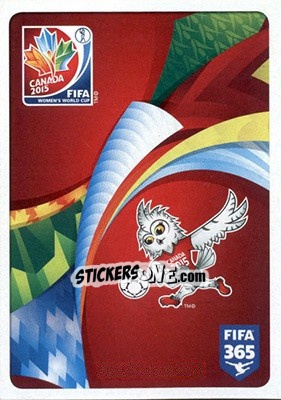 Sticker Logo FIFA Women's World Cup Canada 2015 - FIFA 365: 2015-2016 n. 12 - Panini