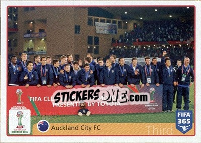 Figurina 2014 - Auckland City FC - FIFA 365: 2015-2016 - Panini