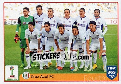 Sticker 2014 - Cruz Azul FC - FIFA 365: 2015-2016 n. 28 - Panini