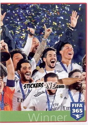 Sticker Real Madrid CF Winner - FIFA 365: 2015-2016 n. 32 - Panini