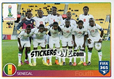 Sticker Senegal - FIFA 365: 2015-2016 n. 47 - Panini
