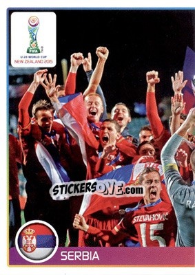 Sticker Serbia - FIFA 365: 2015-2016 - Panini