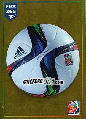 Sticker FIFA Women s World Cup Official Ball - FIFA 365: 2015-2016 n. 63 - Panini