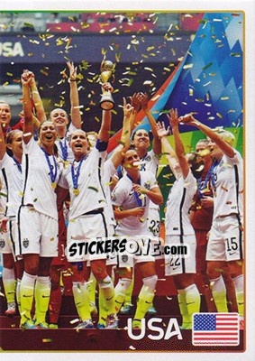 Figurina Winner - USA - FIFA 365: 2015-2016 - Panini