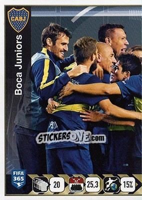 Sticker Boca Junions Team - FIFA 365: 2015-2016 n. 87 - Panini