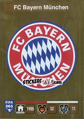 Cromo Logo FC Bayern München - FIFA 365: 2015-2016 - Panini