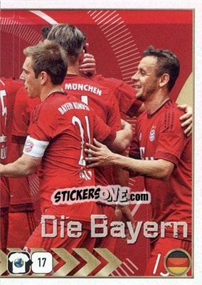 Sticker FC Bayern München Team - FIFA 365: 2015-2016 - Panini
