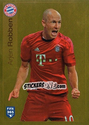 Sticker Arjen Robben - FIFA 365: 2015-2016 n. 479 - Panini