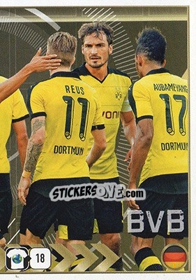 Sticker Borussia Dortmund Team - FIFA 365: 2015-2016 n. 508 - Panini