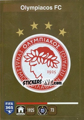 Sticker Logo Olympiacos FC - FIFA 365: 2015-2016 n. 521 - Panini