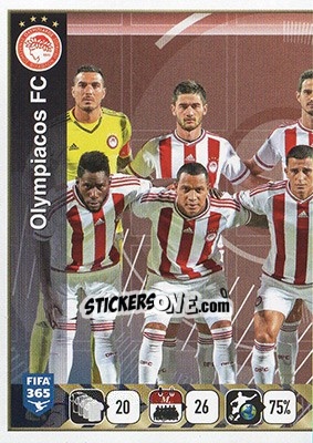 Sticker Olympiacos FC Team - FIFA 365: 2015-2016 n. 537 - Panini