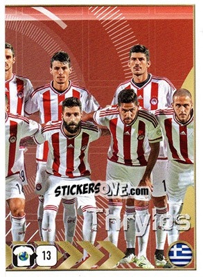 Sticker Olympiacos FC Team - FIFA 365: 2015-2016 n. 538 - Panini