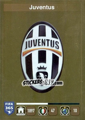 Sticker Logo Juventus - FIFA 365: 2015-2016 - Panini