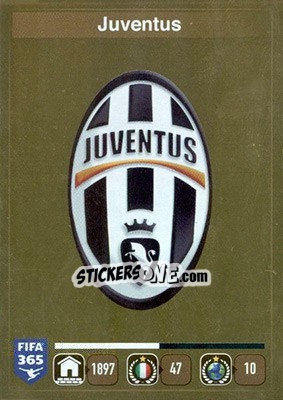 Sticker Logo Juventus - FIFA 365: 2015-2016 n. 551 - Panini