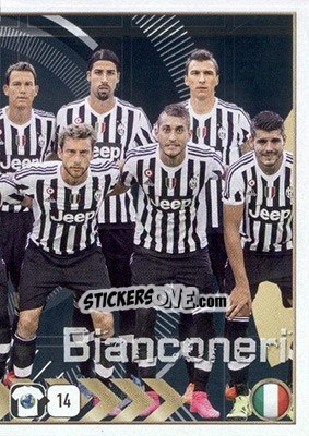 Sticker Juventus Team - FIFA 365: 2015-2016 n. 568 - Panini