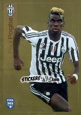Sticker Paul Pogba - FIFA 365: 2015-2016 n. 569 - Panini