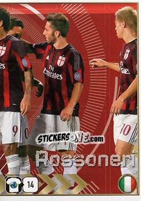 Sticker AC Milan Team - FIFA 365: 2015-2016 n. 598 - Panini