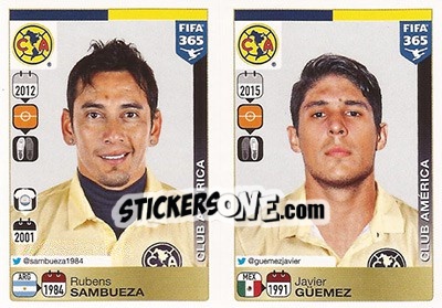 Sticker Rubens Sambueza / Javier Güemez