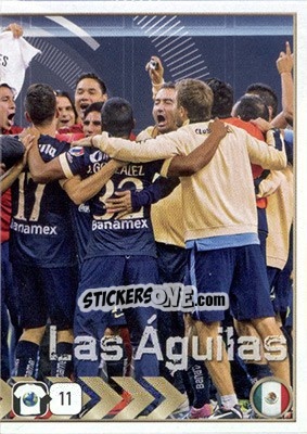 Sticker Club América Team - FIFA 365: 2015-2016 n. 628 - Panini