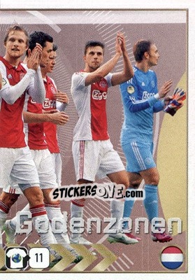 Sticker AFC Ajax Team - FIFA 365: 2015-2016 n. 658 - Panini