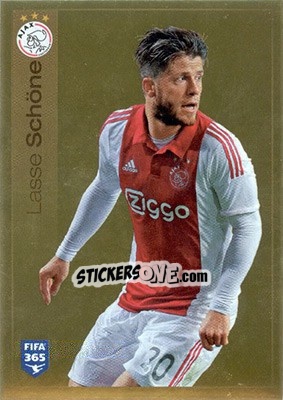 Sticker Lasse Schöne - FIFA 365: 2015-2016 n. 659 - Panini