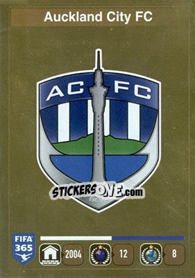 Figurina Logo Auckland City FC - FIFA 365: 2015-2016 n. 671 - Panini