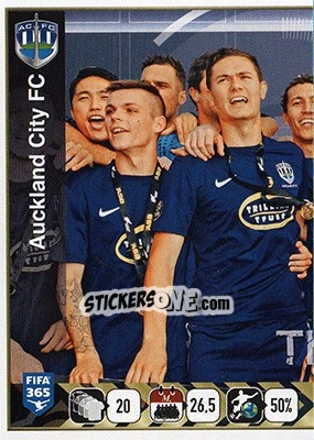 Cromo Auckland City FC Team - FIFA 365: 2015-2016 - Panini