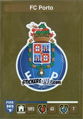 Sticker Logo FC Porto - FIFA 365: 2015-2016 - Panini