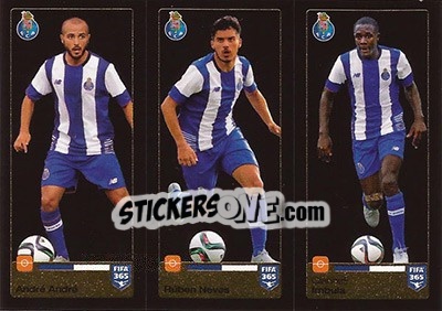 Sticker André André / Rúben Neves / Giannelli Imbula - FIFA 365: 2015-2016 n. 713-714-715 - Panini