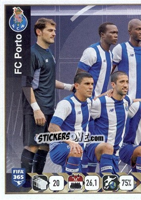 Sticker FC Porto Team - FIFA 365: 2015-2016 n. 717 - Panini