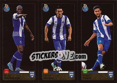 Sticker Bruno Martins Indi / Héctor Herrera / Aberto Bueno - FIFA 365: 2015-2016 n. 720-721-722 - Panini