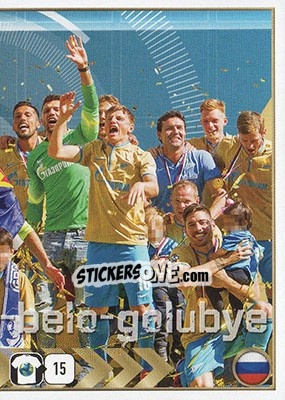 Sticker FC Zenit Team - FIFA 365: 2015-2016 n. 748 - Panini