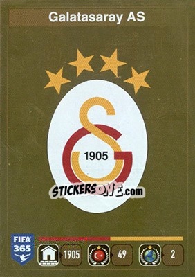 Sticker Logo Galatasaray AS - FIFA 365: 2015-2016 n. 761 - Panini