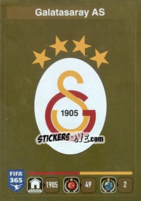 Cromo Logo Galatasaray AS - FIFA 365: 2015-2016 - Panini