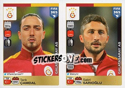 Sticker Tarık Çamdal - Sabri Sarıoğlu - FIFA 365: 2015-2016 - Panini