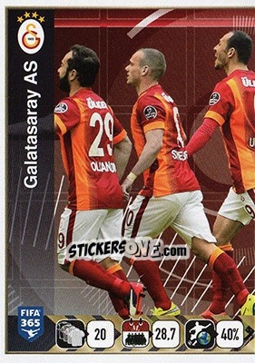 Sticker Galatasaray AS Team - FIFA 365: 2015-2016 n. 777 - Panini