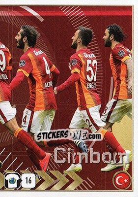 Sticker Galatasaray AS Team - FIFA 365: 2015-2016 n. 778 - Panini