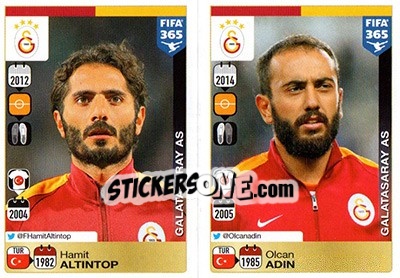 Sticker Hamit Altintop - Olcan Adin - FIFA 365: 2015-2016 - Panini